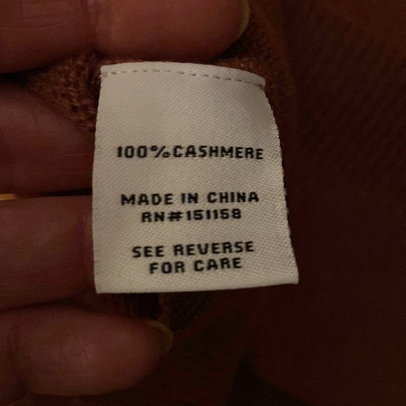 NWT 525 America cashmere cropped adjustable tank top, size L in rosewood - Picture 9 of 9